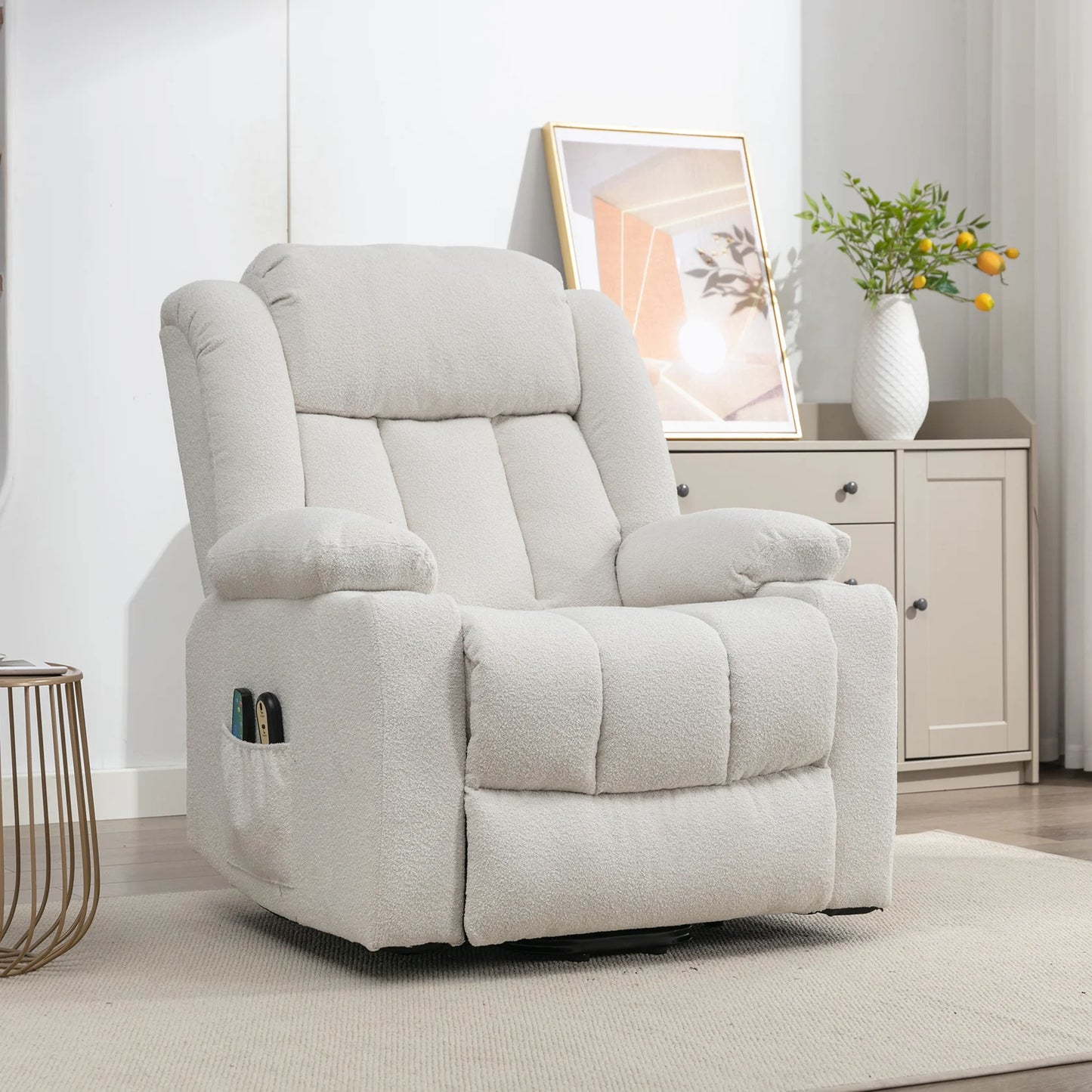 Ryston heat massage dual motor riser recliner