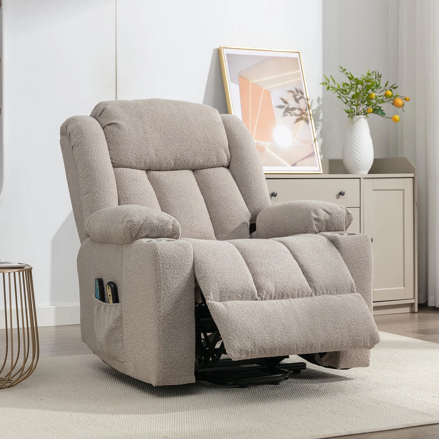 Ryston heat massage dual motor riser recliner