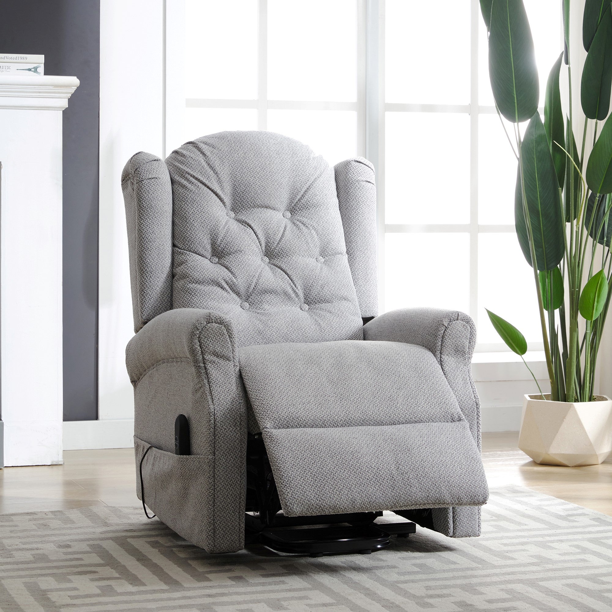 Electric push best sale button recliners