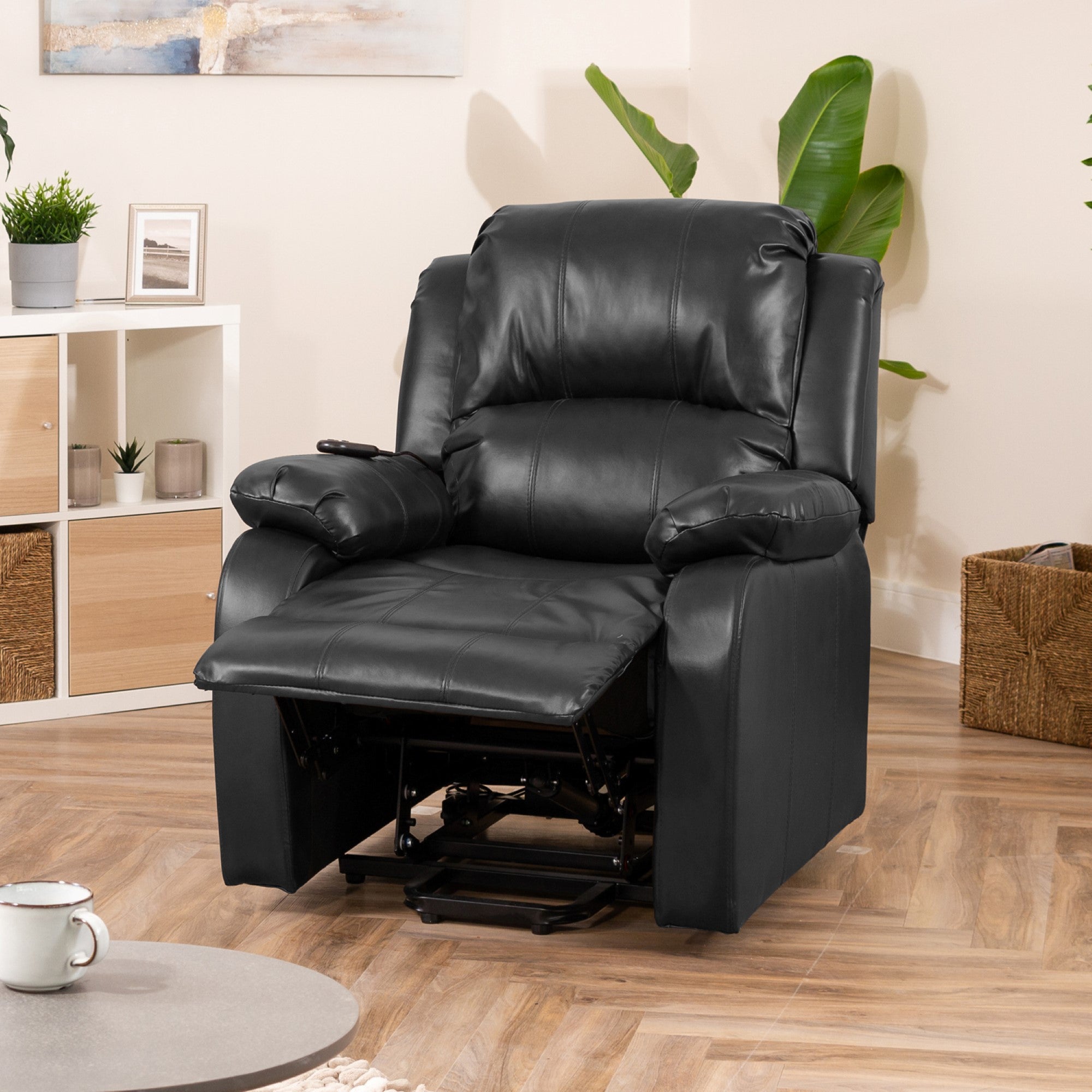 Heated reclining massage chair with deals ottoman